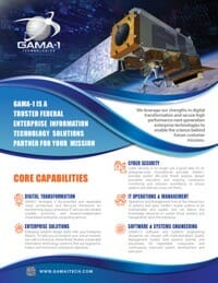 GAMA-1 Technologies Capabilities Document Preview