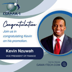 Kevin Nzuwah Promotion to VP of Finance