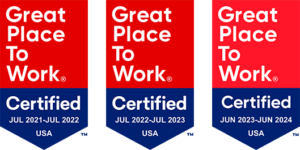 Great Place to Work Certifications 2021-2024